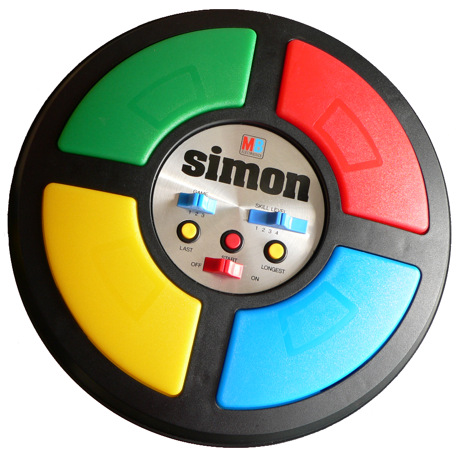 Retro 80s Simon Says Game - Simon Game - Pin